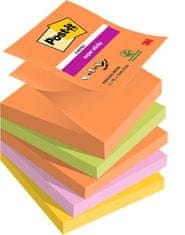 3M Samolepicí bloček "Super Sticky Boots", mix barev, "Z", 76 x 76 mm, 5x 90 listů, 7100258789