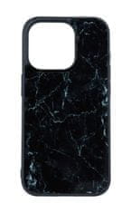 TopQ Kryt Marble iPhone 15 Pro Max pevný Smoky Black 105210
