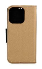 TopQ Pouzdro iPhone 15 Pro knížkové zlaté 105180
