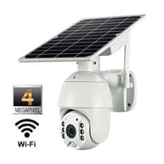 Innotronik bateriová solární WiFi otočná IP kamera IUB-BC20 - rozlišení 4MPix