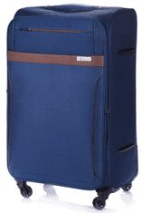Solier Příruční kufr STL 1316 Navy/Brown