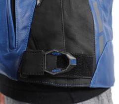 XRC Kožená bunda na motorku blue/white/blk vel. 52
