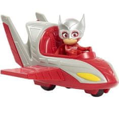 PJ Masks PJ Masks Pyžamasky vozidlo s figurkou - Sovička Owlette Amaya (červený)))