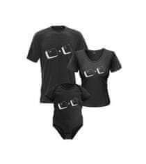 Happy Glano Dámské triko CTRL+C - černá Dámská velikost: XL