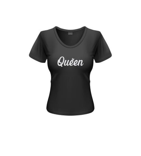 Happy Glano Dámské triko Queen - černá