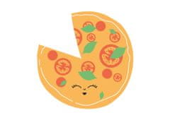 Happy Glano Dámské triko Pizza - černá Dámská velikost: S