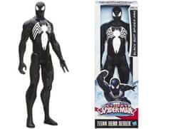 Spiderman Spiderman Black Suit Titan Hero Figurka 30 cm Hasbro))
