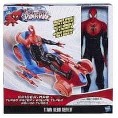 Spiderman Spiderman Figurka 30 cm + auto Turbo Racer Bolid od Hasbro))