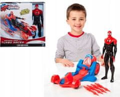 Spiderman Spiderman Figurka 30 cm + auto Turbo Racer Bolid od Hasbro))