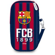 Barcelona FC Pouzdro na telefon FC Barcelona se šňůrkou na krk, uzavírání na zip