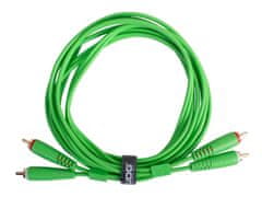 UDG Gear Ultimate Audio Cable Set RCA - RCA Green Straight 1,5m
