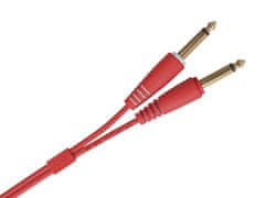 UDG Gear Ultimate Audio Cable Set 1/4'' Jack - 1/4'' Jack Red Straight 1,5m