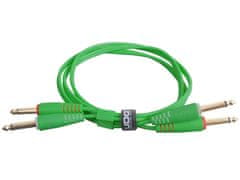 UDG Gear Ultimate Audio Cable Set 1/4'' Jack - 1/4'' Jack Green Straight 1,5m