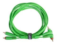 UDG Gear Ultimate Audio Cable Set RCA Straight - RCA Angled Green 3m