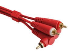 UDG Gear Ultimate Audio Cable Set RCA Straight - RCA Angled Red 3m