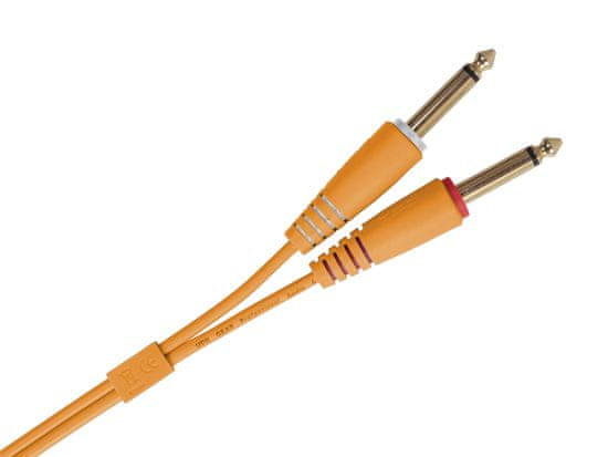 UDG Gear Ultimate Audio Cable Set 1/4'' Jack - 1/4'' Jack Orange Straight 1,5m