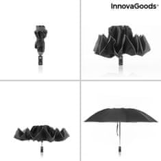 InnovaGoods Obrácený deštník s LED světlem Folbrella InnovaGoods