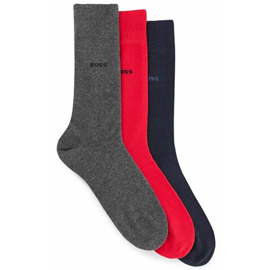 Hugo Boss 3 PACK - pánské ponožky BOSS 50484005-640