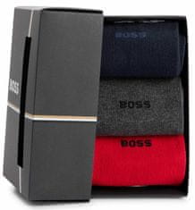 Hugo Boss 3 PACK - pánské ponožky BOSS 50484005-640 (Velikost 40-46)