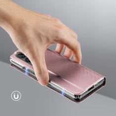 Dux Ducis Bril knížkové pouzdro na Samsung Galaxy Z Fold 5 5G, růžové