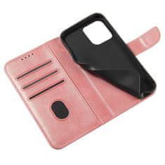 MG Magnet knížkové pouzdro na iPhone 15 Pro Max, růžové
