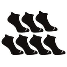 Nedeto 7PACK ponožky nízké černé (7NDTPN001-brand) - velikost M