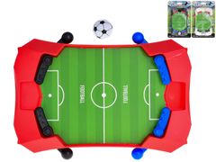 Pinball fotbal stolní hra 18,5x13,5 cm (černá, červená, bílá)