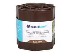Cellfast Obruba plastová hnědá 9x0,15m
