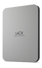 LaCie Mobile/4TB/HDD/Externí/2.5"/Stříbrná/2R