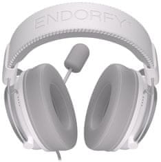 Endorfy headset VIRO OWH / drátový / s odnímatelným mikrofonem / 3,5mm jack / bílý