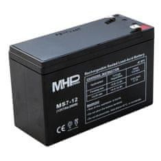 MHpower Pb akumulátor VRLA AGM 12V/7Ah (MS7-12)