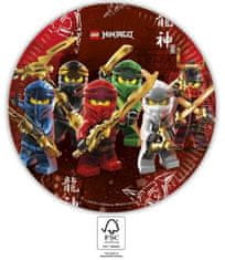 Procos Papírový talíř na párty 23cm Lego Ninjago -