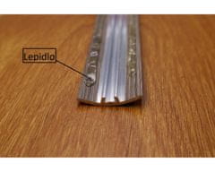 Přechodová lišta (profil) Dub šedý Lišta 900x30 mm