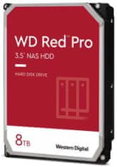 WD RED Pro 8TB / 8003FFBX / SATA 6Gb/s / Interní 3,5"/ 7200 rpm / 256MB