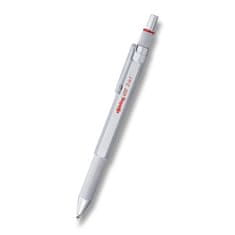 Rotring Kuličkové pero Multipen 600 Silver 3 v 1 3 barvy + mechanická tužka 0,5 mm