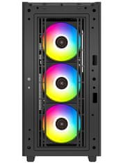 DEEPCOOL skříň CG540 / ATX / 3x120mm fan / 140mm ARGB fan / 2x USB 3.0 / tvrzené sklo