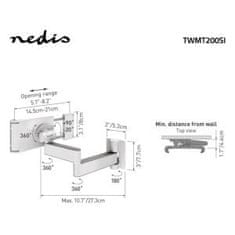 Nedis TWMT200SI - Držák tabletu | 7 – 12" | Full Motion