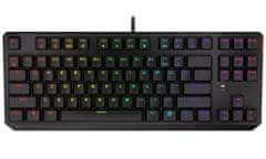 Endorfy herní klávesnice Thock TKL Kailh RD RGB /USB/ red sw. / drátová / mechanická / US layout / černá RGB