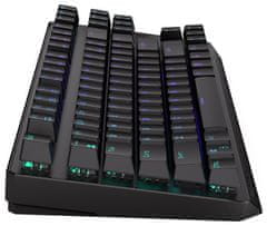 Endorfy herní klávesnice Thock TKL Wireless Red / RGB / red sw. / bezdrátová / mechanická / US layout / černá