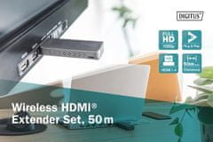 Digitus Wireless HDMI Extender Set, 50 m
