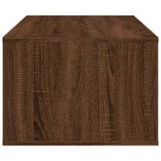 Vidaxl Konferenční stolek hnědý dub 100x50,5x35 cm kompozitní dřevo