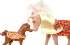 INTEREST Mattel Mustang: Spirit of freedom malá stáj a kůň a hříbě GXF53