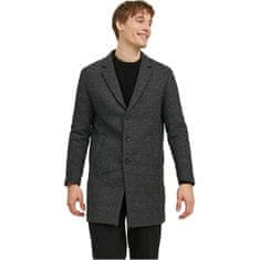 Jack&Jones Pánský kabát JJEMORRISON 12239008 Dark Grey (Velikost XL)