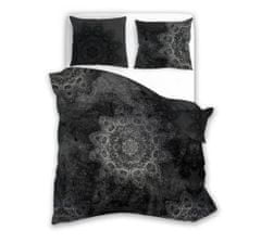 FARO Textil Povlečení ze saténové bavlny Pure Sateen 140x200 cm černé