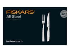 Fiskars Příbory ALL STEEL steakové 24ks 1027505