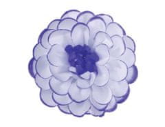 Ceramicus Květ voskový JIŘINA bílo-fialová 8cm