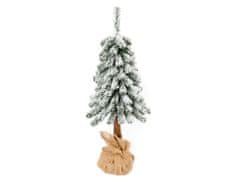 NOHEL GARDEN Stromek SMRK umělý vánoční zasněžený na dřevěném kmeni 70cm