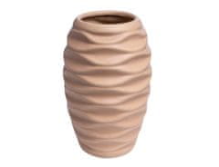 Sandra Rich Váza LIPS keramická béžová d13x20cm