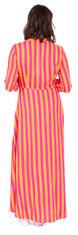 Y.A.S Dámské šaty YASSAVANNA Loose Fit 26022663 Orange Pepper (Velikost XL)