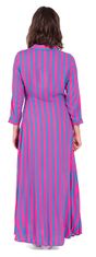 Y.A.S Dámské šaty YASSAVANNA Loose Fit 26022663 Fuchsia Purple (Velikost XL)